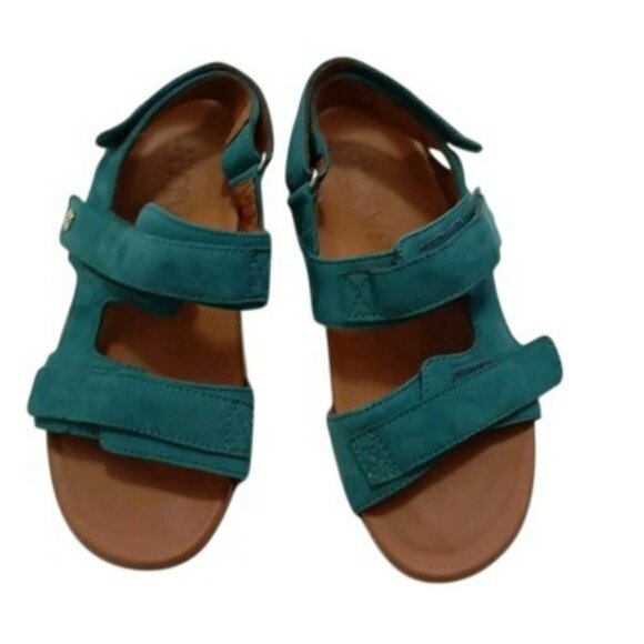 Strive Aruba I Teal Sandals Womens Size 5 US/ 35 UK Adjustable Straps Comfort Fi - Picture 3 of 6